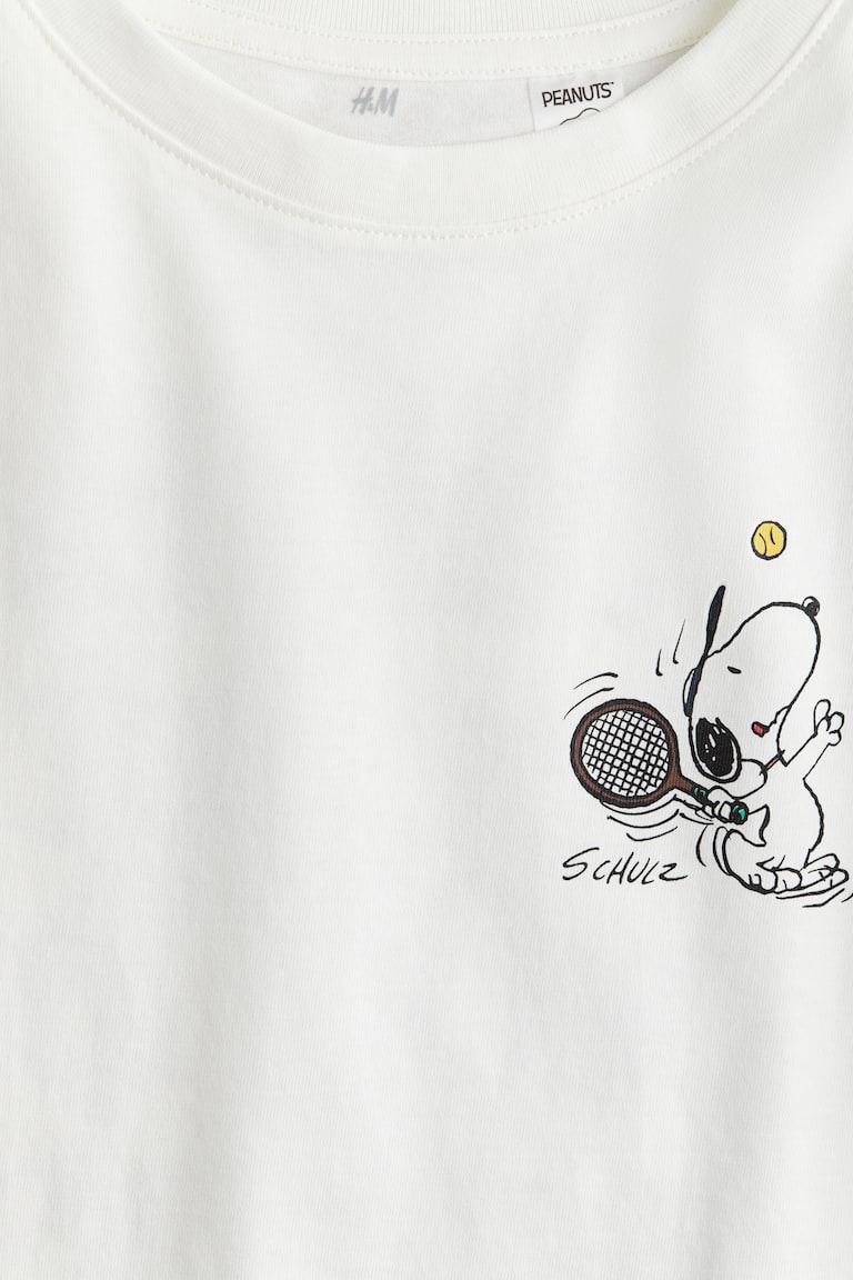 H&M T-Shirt mit Print Weihnachtsangebot