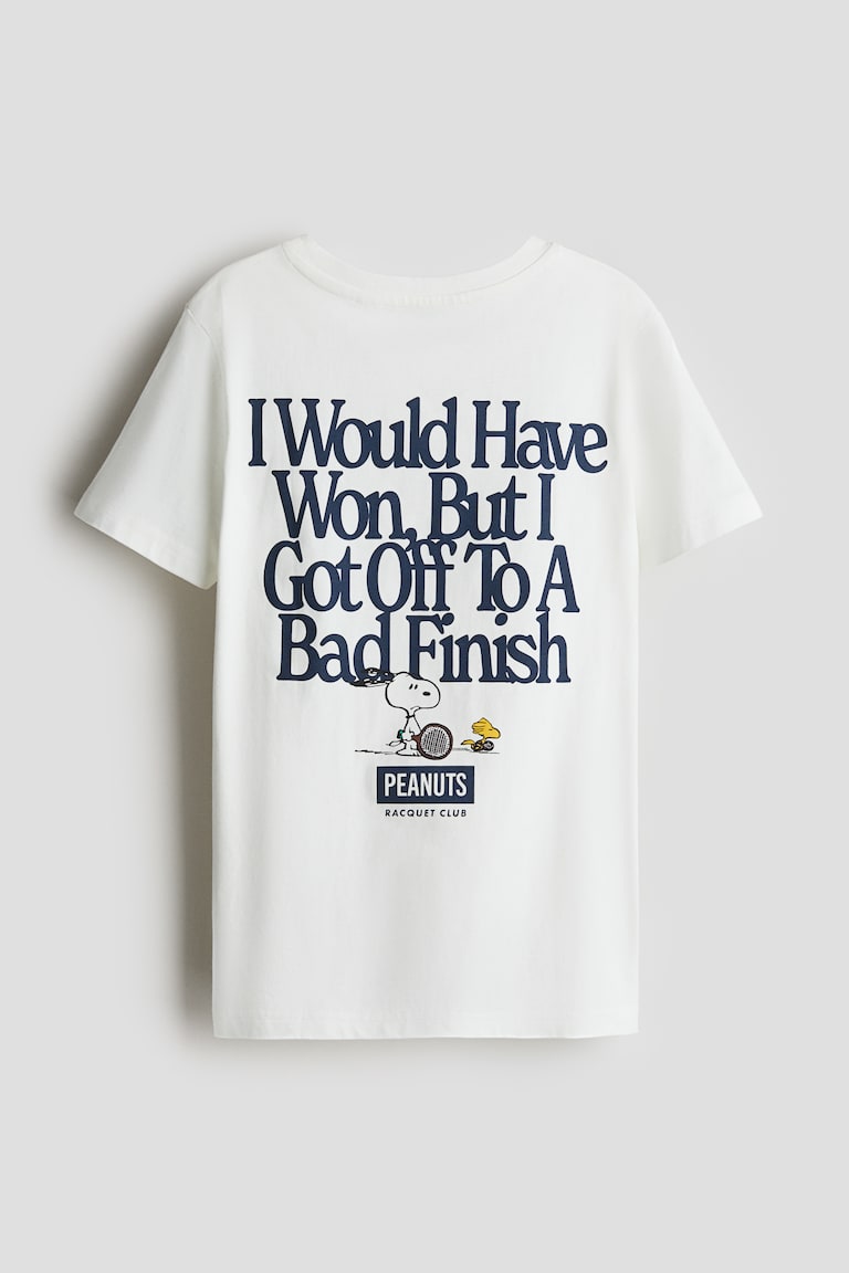 H&M T-Shirt mit Print Weihnachtsangebot