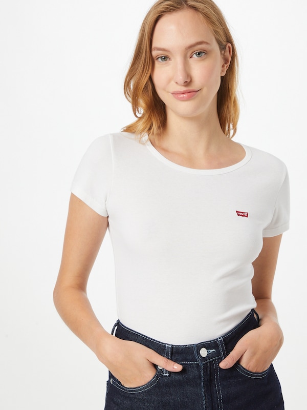 ﻿LEVI'S ® LEVI'S ® T-Shirt '2 Pack Crewneck Tee' in Graumeliert Weiß Begrenzt auf 3 Tage