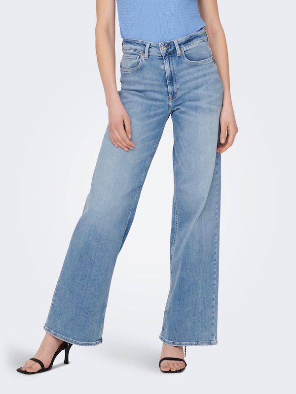 ONLY ONLY Wide Leg Jeans 'Madison' in Blue Denim Outlet