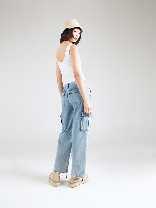 LEVI'S ® LEVI'S ® Loosefit Cargohose ''94 Baggy Cargo' in Blue Denim Großer Ausverkauf