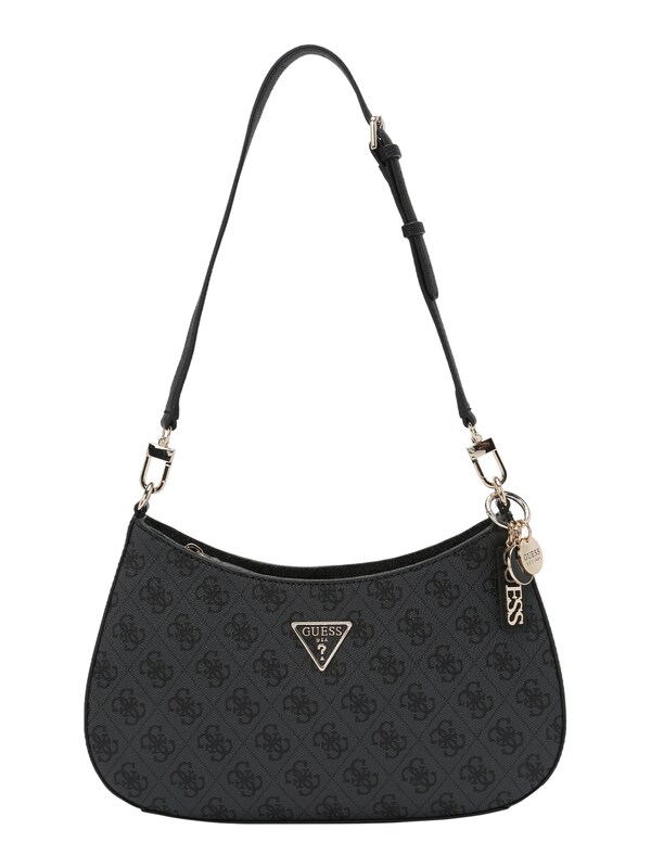 GUESS GUESS Schultertasche 'Noelle' in Schwarz Preisnachlass