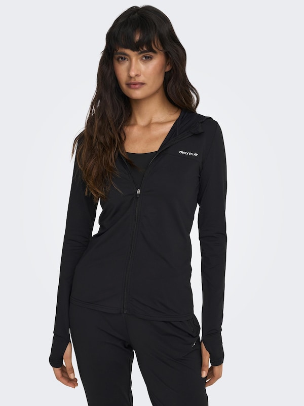 ONLY PLAY ONLY PLAY Sportsweatjacke 'Mila' in Schwarz Kostenlose Rückgabe