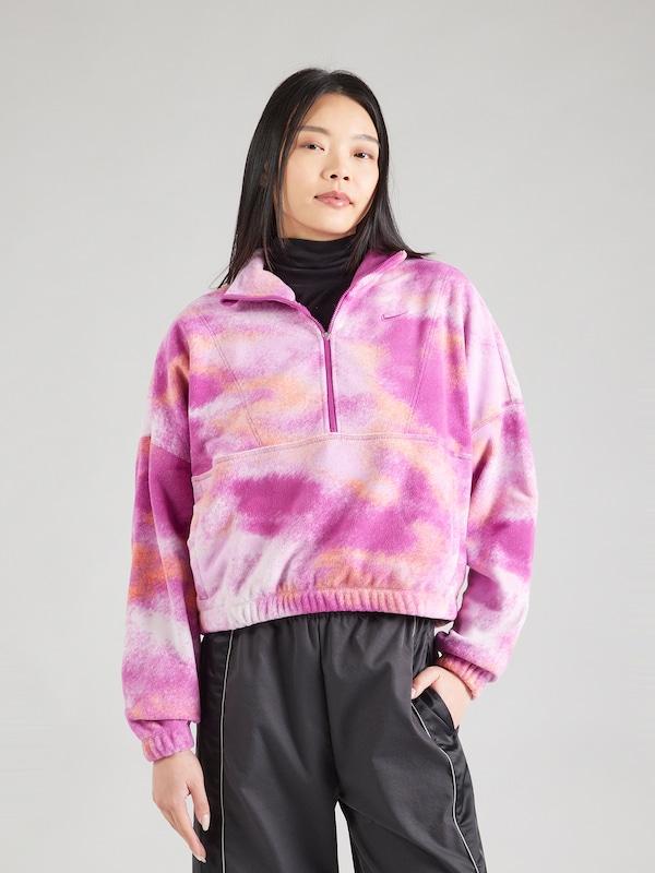 NIKE NIKE Funktionsfleecejacke 'One' in Dunkelpink Bis zu 60% Rabatt