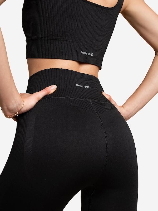 OCEANSAPART OCEANSAPART Skinny Sporthose 'Sydney' in Schwarz Sonderangebot der Fabrik