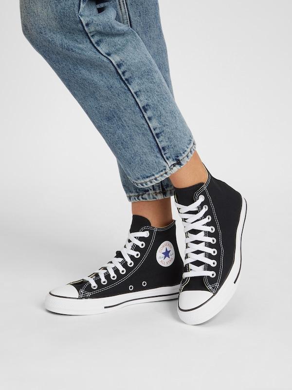 CONVERSE CONVERSE Sneaker 'CHUCK TAYLOR ALL STAR CLASSIC HI WIDE FIT' in Schwarz Kostenloser Versand