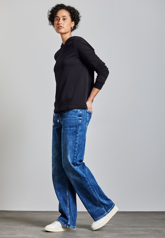 STREET ONE STREET ONE Sweatshirt in Navy Cyber Monday