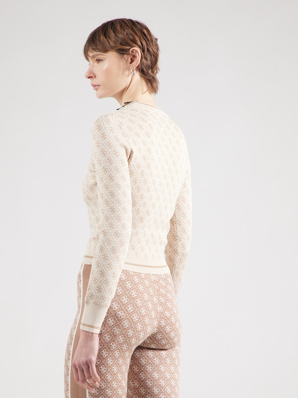 GUESS GUESS Pullover 'Lise' in Beige Creme Exklusive Angebote
