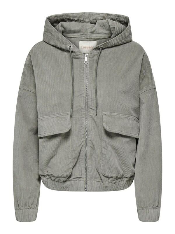 ONLY ONLY Jacke 'ONLKenzie' in Grau 50% Rabatt für begrenzte Zeit