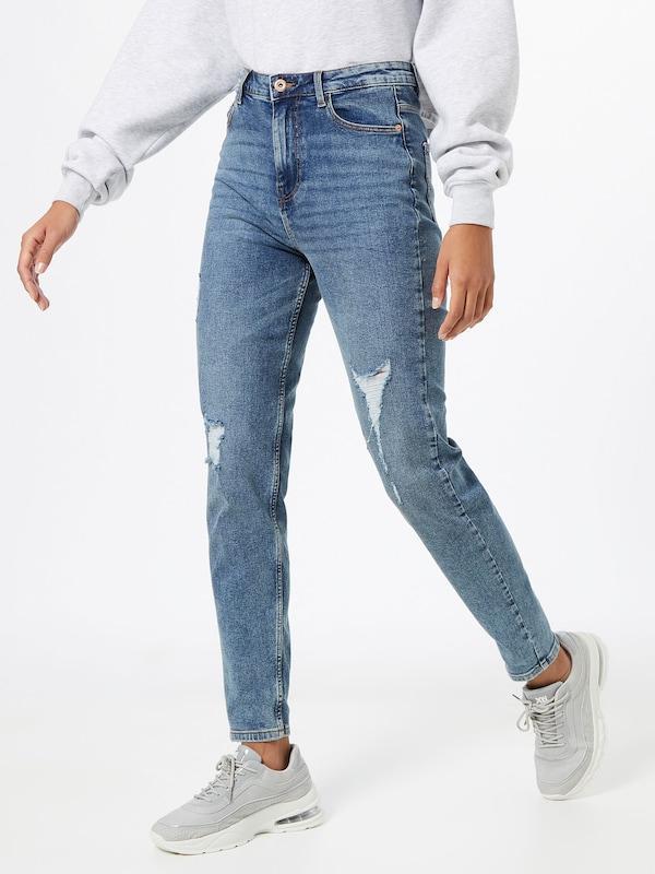 PIECES PIECES Slimfit Jeans 'Kesia' in Blue Denim Online Shopping