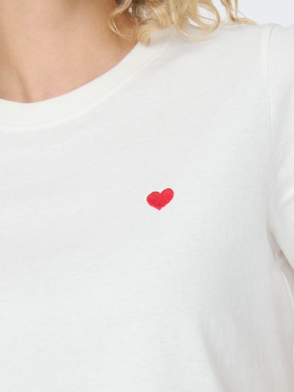 JDY JDY T-Shirt 'JDYPISA' in Weiß Preisnachlass