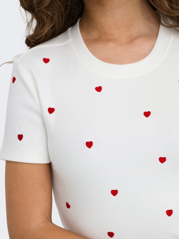 ONLY ONLY T-Shirt 'ONLFRUITY' in Weiß Weihnachtsangebot