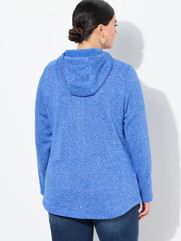 Ulla Popken Ulla Popken Fleecejacke in Blau Valentinstagsangebot