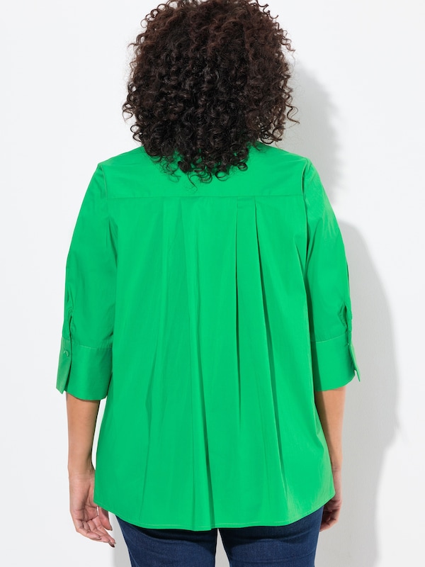 Ulla Popken Ulla Popken Bluse in Grün Lagerräumung