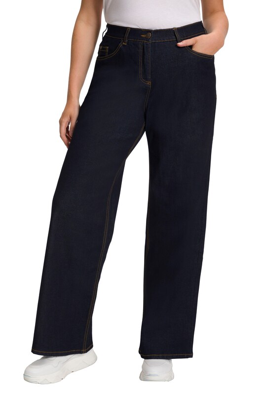 Ulla Popken Ulla Popken Wide Leg Jeans in Nachtblau Neuheiten