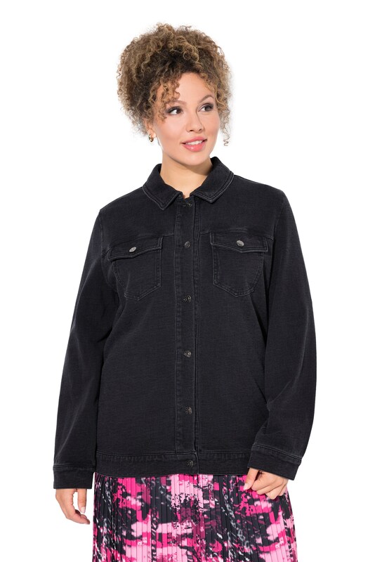 Ulla Popken Ulla Popken Jacke in Schwarz Räumungsverkauf