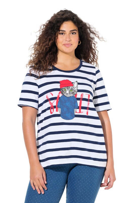 Ulla Popken Ulla Popken T-Shirt in Weiß Kauf eins, bekomm eins gratis