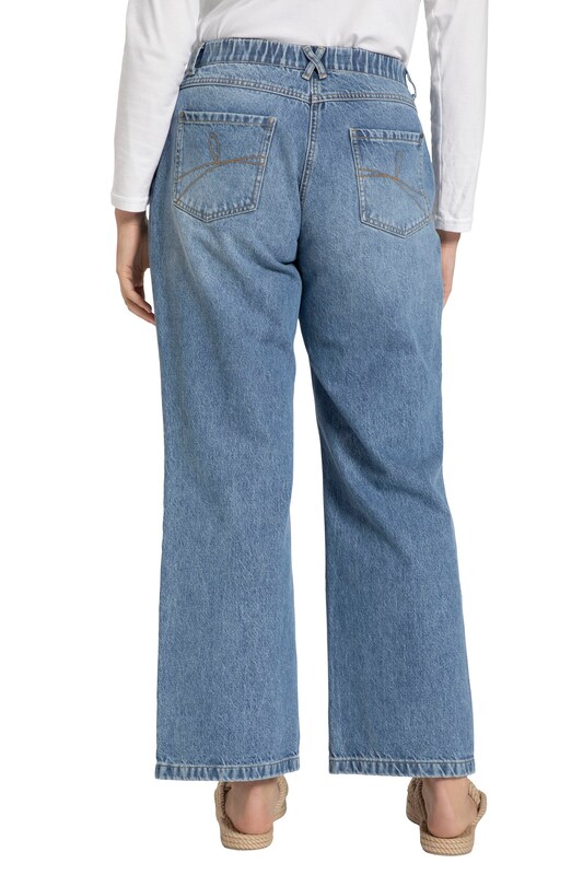 Ulla Popken Ulla Popken Wide Leg Jeans (GOTS) in Blue Denim Tiefpreis