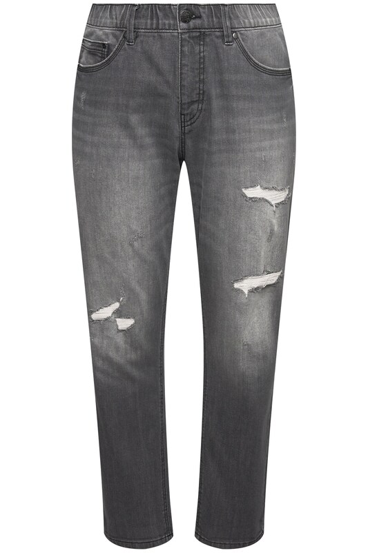 Ulla Popken Ulla Popken Wide Leg Jeans in Grau Letzte 3 Tage
