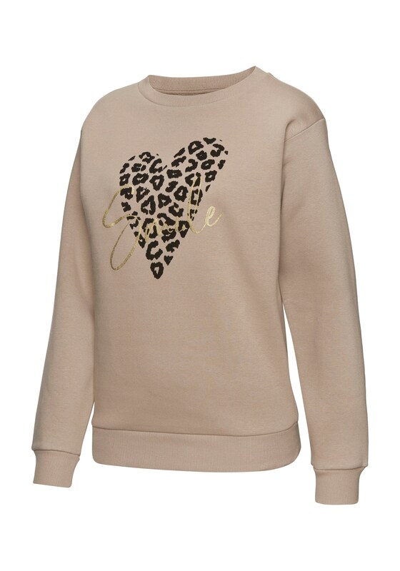 LASCANA LASCANA Sweatshirt in Beige Speichern exportieren