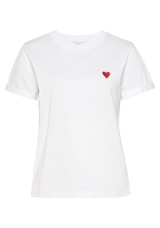 LASCANA LASCANA T-Shirt in Weiß Outlet