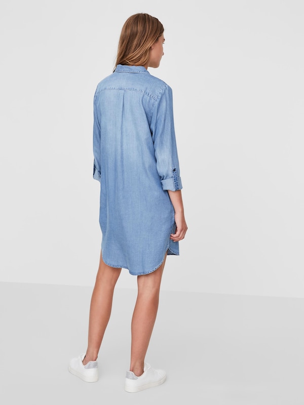 VERO MODA VERO MODA Kleid 'VMSilla' in Blue Denim Schlussverkauf