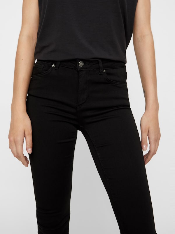 VERO MODA VERO MODA Skinny Jeans 'Lux' in Black Denim Meist gekauft