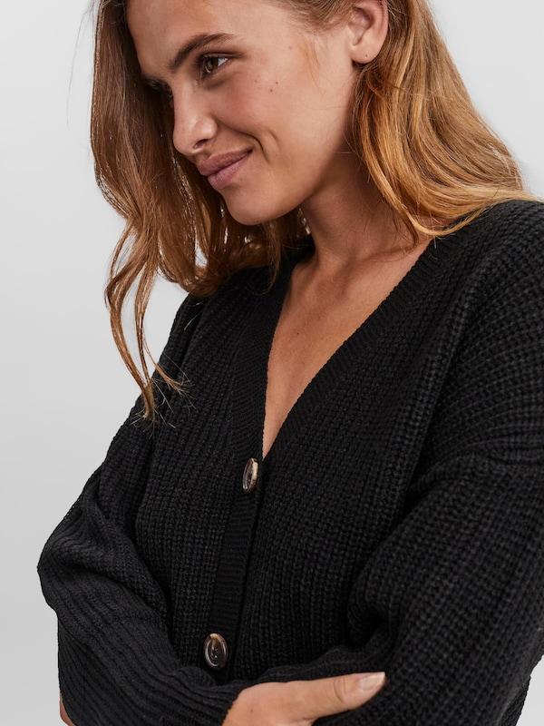 VERO MODA VERO MODA Strickjacke 'Lea' in Schwarz Blitzverkäufe
