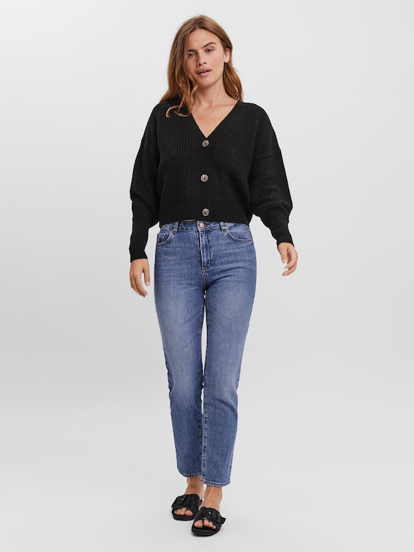 VERO MODA VERO MODA Strickjacke 'Lea' in Schwarz Blitzverkäufe