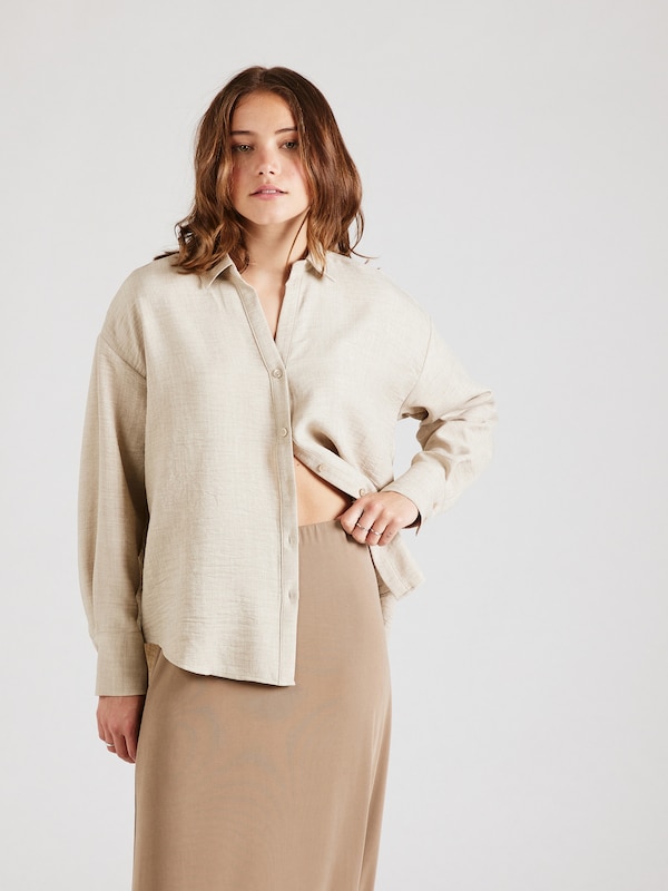 VERO MODA VERO MODA Bluse 'VMMELANEY QUEENY' in Greige Fabrik Onlineshop