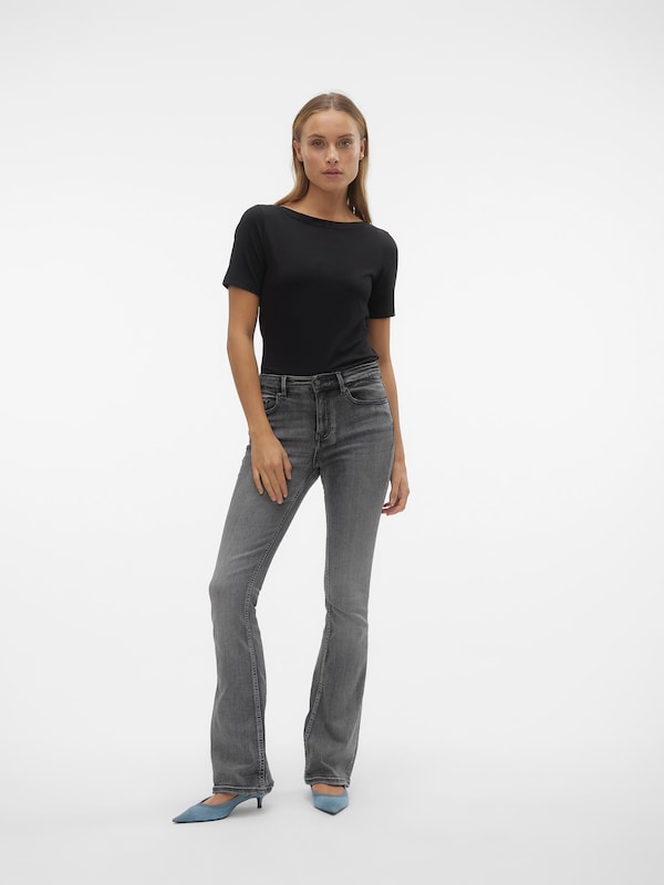VERO MODA VERO MODA Flared Jeans 'Flash' in Grey Denim Fabrikpreis