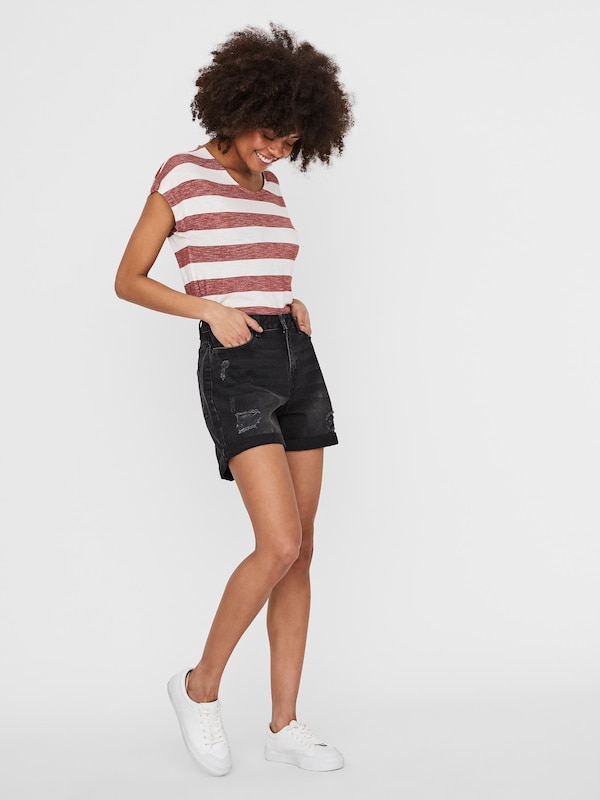 VERO MODA VERO MODA T-Shirt in Rot Weiß Günstig kaufen