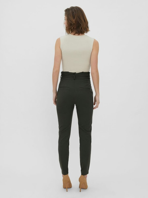 VERO MODA VERO MODA Slimfit Hose 'Eva' in Dunkelgrün Flash Sale