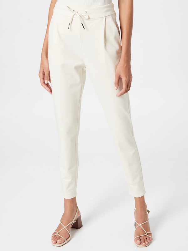 VERO MODA VERO MODA Tapered Hose 'Eva' in Wollweiß Begrenztes Angebot