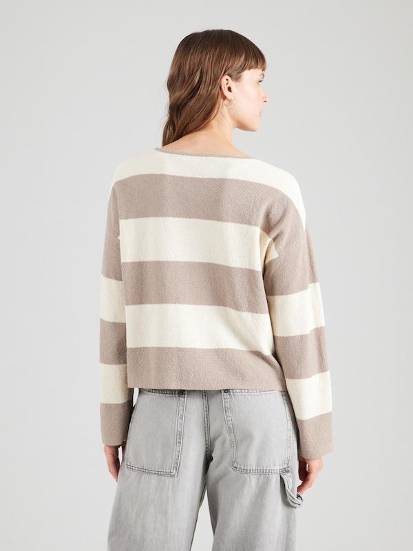 VERO MODA VERO MODA Pullover 'VMWANDA' in Taupe Exklusivangebot