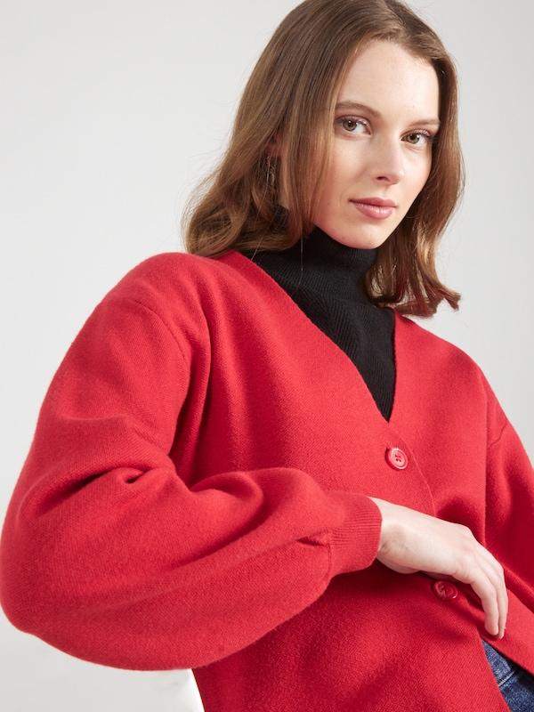 VERO MODA VERO MODA Strickjacke 'VMGold' in Rot Muttertagsangebot