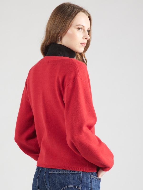 VERO MODA VERO MODA Strickjacke 'VMGold' in Rot Muttertagsangebot