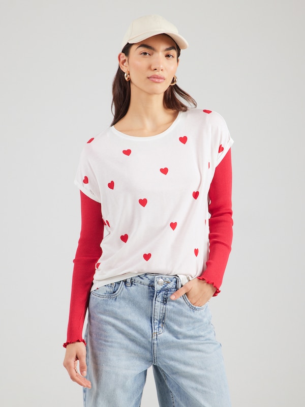 VERO MODA VERO MODA T-Shirt 'VMAVA' in Weiß Jubiläumsangebot