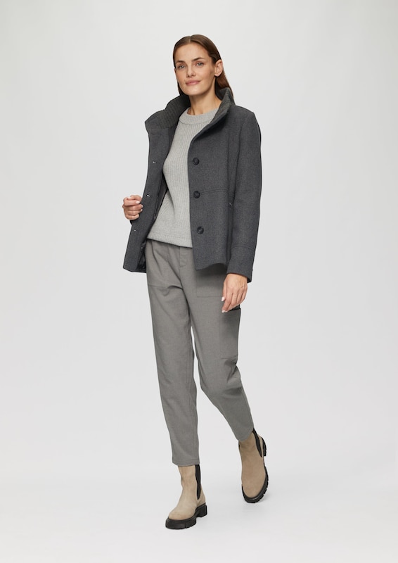 s.Oliver s.Oliver Übergangsjacke in Dunkelgrau Blitzangebot