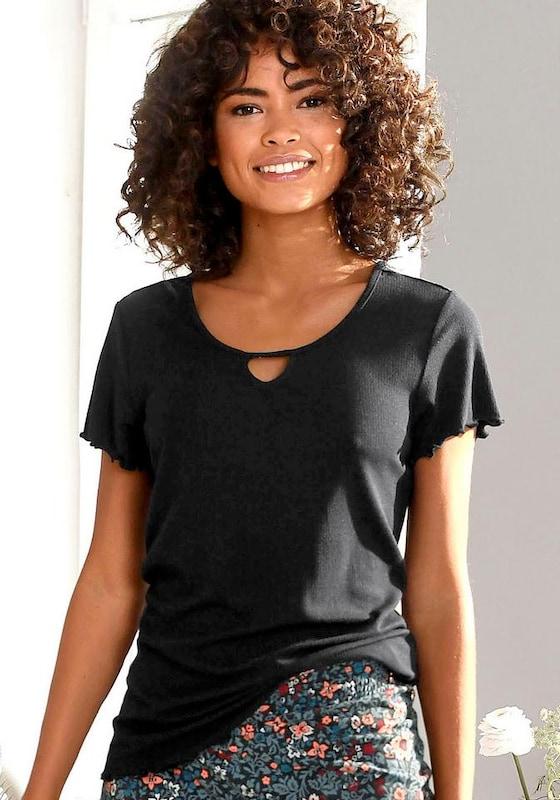 s.Oliver s.Oliver Schlafshirt in Schwarz Bestseller