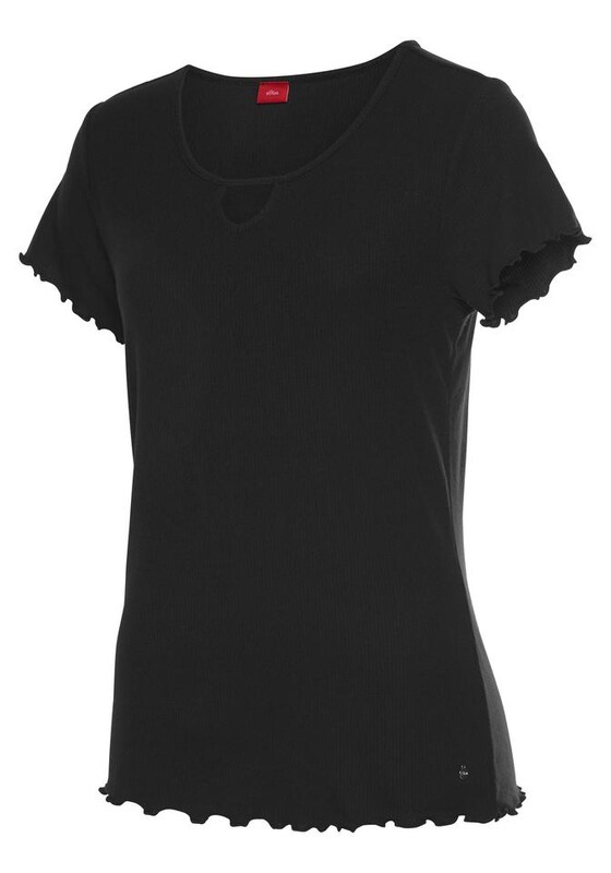 s.Oliver s.Oliver Schlafshirt in Schwarz Bestseller