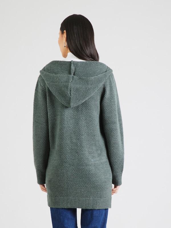 ABOUT YOU ABOUT YOU Strickjacke 'Elektra' in Grünmeliert Fabrikladen
