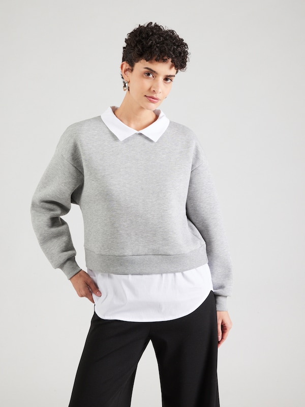 ABOUT YOU ABOUT YOU Sweatshirt 'Victoria' in Graumeliert Weiß 2025