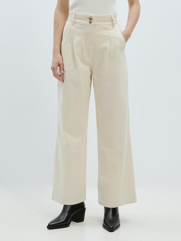 EDITED EDITED Wide Leg Jeans 'Ellis' (OCS) in Beige Blitzverkäufe