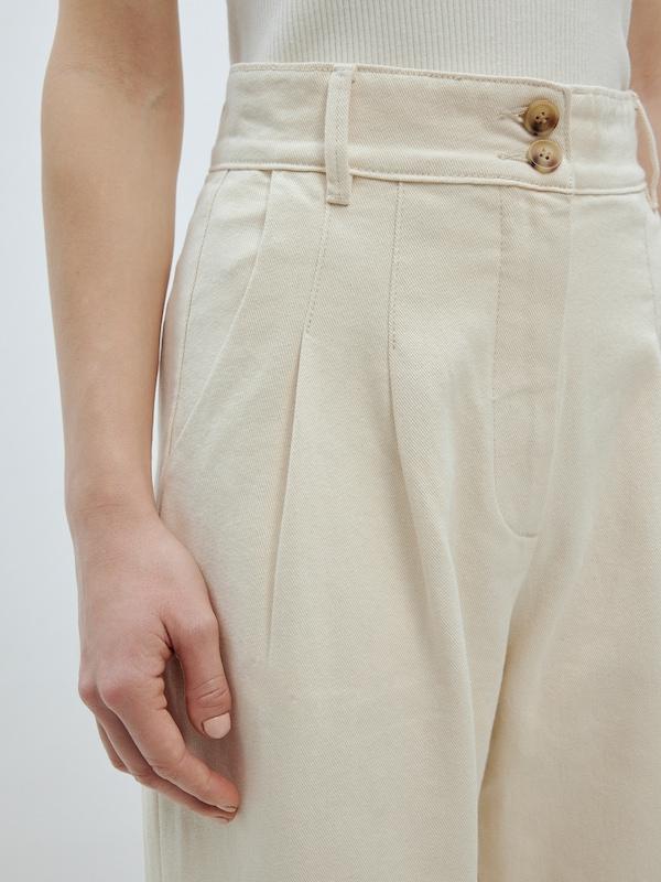 EDITED EDITED Wide Leg Jeans 'Ellis' (OCS) in Beige Blitzverkäufe