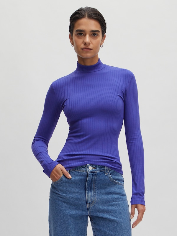 EDITED EDITED Shirt 'Manon' in Blau Limitierter Zeitrabatt