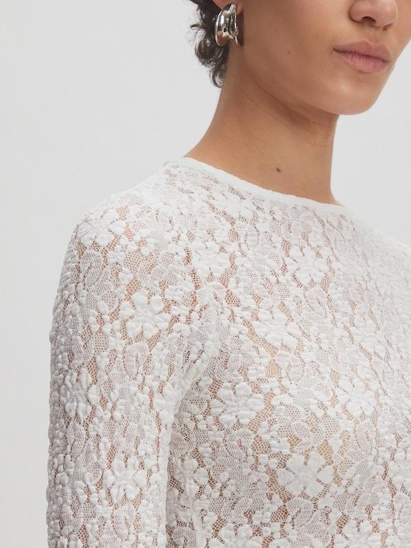 EDITED EDITED Shirtbody 'Janiya' in Weiß Fabrikpreis