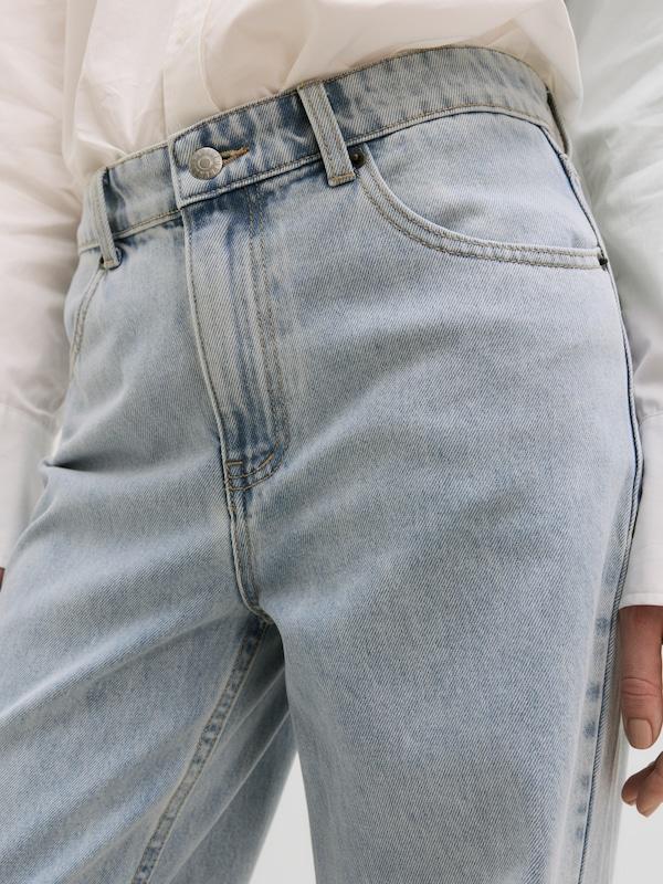 EDITED EDITED Wide Leg Hose 'Maleah' (OCS) in Blue Denim Sonderangebot