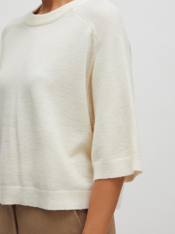 EDITED EDITED Shirt 'Birla' (GRS) in Weiß Versandkostenfrei