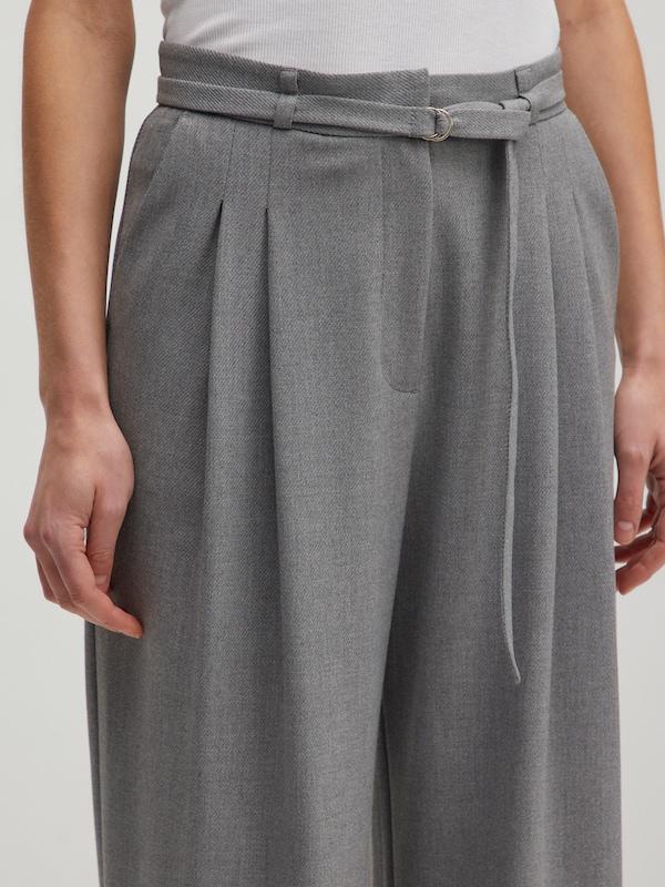 EDITED EDITED Wide Leg Hose 'Elna' in Grau Muttertagsangebot